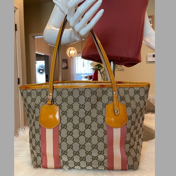 Gucci Tote Jolie Varnished Leather - Picture 2 of 12